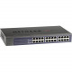 Netgear ProSafe Plus JGS524E Ethernet Switch - 24 Ports - 2 Layer Supported - Rack-mountable - Lifetime Limited Warranty-None Listed Compliance JGS524E-200NAS