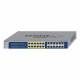 Netgear ProSafe Plus JGS524PE Ethernet Switch - 24 Ports - 2 Layer Supported - Desktop - Lifetime Limited Warranty-None Listed Compliance JGS524PE-100NAS