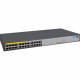 HPE 1420-24G-PoE+ (124W) Switch - 24 Ports - Gigabit Ethernet - 10/100/1000Base-T - 2 Layer Supported - Power Supply - Twisted Pair - 1U High - Rack-mountable, Desktop - Lifetime Limited Warranty - TAA Compliance JH019A#ABA