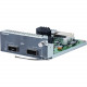 HPE 5510 2-port QSFP+ Module - For Data Networking, Optical NetworkOptical Fiber40 Gigabit Ethernet - 40GBase-X2 x Expansion Slots - QSFP+ - TAA Compliance JH155A