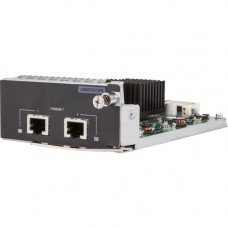 HPE 5130/5510 10GBASE-T 2-port Module - For Data NetworkingTwisted Pair10 Gigabit Ethernet - 10GBase-T2 x Expansion Slots - SFP+ - TAA Compliance JH156A