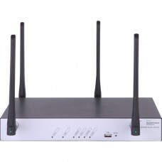 HPE FlexNetwork MSR954 Wi-Fi 4 IEEE 802.11n Cellular, Ethernet Modem/Wireless Router - 4G - LTE - 2.40 GHz ISM Band(4 x External) - 4 x Network Port - 1 x Broadband Port - USB - Gigabit Ethernet JH373A