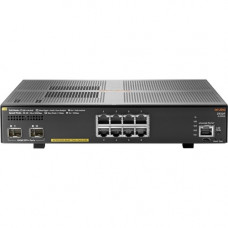 HPE Aruba 2930F 8G PoE+ 2SFP+ Switch - 8 Ports - Manageable - 3 Layer Supported - Modular - Twisted Pair, Optical Fiber - 1U High - Rack-mountable, Desktop - Lifetime Limited Warranty JL258ACM#ABA