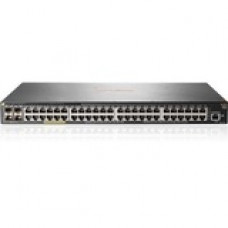 HPE Aruba 2930F 48G PoE+ 4SFP 740W Switch - 48 Ports - Manageable - 3 Layer Supported - Modular - 4 SFP Slots - Twisted Pair, Optical Fiber - 1U High - Rack-mountable - Lifetime Limited Warranty - TAA Compliance JL557A#ABA