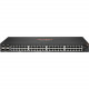 HPE Aruba 6100 48G 4SFP+ Switch - 48 Ports - 3 Layer Supported - Modular - 44.20 W Power Consumption - Twisted Pair, Optical Fiber - 1U High - Rack-mountable, Wall Mountable - Lifetime Limited Warranty - TAA Compliance JL676A#ABA