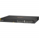 HPE Aruba 6100 24G Class4 PoE 4SFP+ 370W Switch - 24 Ports - 3 Layer Supported - Modular - 32.70 W Power Consumption - 370 W PoE Budget - Twisted Pair, Optical Fiber - PoE Ports - 1U High - Rack-mountable, Wall Mountable JL677A#AC3