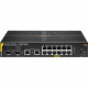 HPE 6100 Ethernet Switch - 12 Ports - Manageable - 2 Layer Supported - Modular - 2 SFP Slots - 21.90 W Power Consumption - 139 W PoE Budget - Optical Fiber, Twisted Pair - PoE Ports - 1U High - Wall Mountable, Rack-mountable JL679A#ABB