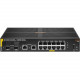 HPE Aruba 6100 Ethernet Switch - 12 Ports - Manageable - 2 Layer Supported - Modular - 21.90 W Power Consumption - 139 W PoE Budget - Optical Fiber, Twisted Pair - PoE Ports - 1U High - Wall Mountable, Rack-mountable, Surface Mount - Lifetime Limited Warr