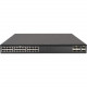 HPE FlexFabric 5710 24XGT 6QSFP+ or 2QSFP28 Switch - 24 Ports - Manageable - 3 Layer Supported - Modular - Optical Fiber, Twisted Pair - Rack-mountable - TAA Compliance JL689A