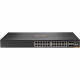 HPE Aruba 6200F 24G 4SFP+ Switch - 24 Ports - Manageable - 2 Layer Supported - Power Supply - 59 W Power Consumption - Twisted Pair, Optical Fiber - Lifetime Limited Warranty - TAA Compliance JL724A#ABA