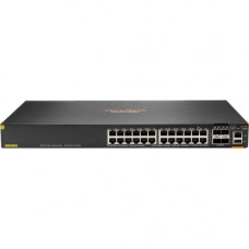 HPE Aruba 6200F 24G Class4 PoE 4SFP+ 370W Switch - 24 Ports - Manageable - 3 Layer Supported - Modular - 370 W PoE Budget - Twisted Pair, Optical Fiber - PoE Ports - Lifetime Limited Warranty - TAA Compliance JL725A#ABA
