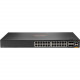 HPE Aruba 6200F 24G Class4 PoE 4SFP+ 370W Switch - 24 Ports - Manageable - 3 Layer Supported - Modular - Twisted Pair, Optical Fiber - PoE Ports JL725A#ACD