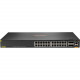 HPE Aruba 6200F 24G Class4 PoE 4SFP+ 370W Switch - 24 Ports - Manageable - Gigabit Ethernet, 10 Gigabit Ethernet - 10/100/1000Base-T, 10GBase-X - TAA Compliant - 3 Layer Supported - Modular - Power Supply - 54 W Power Consumption - 370 W PoE Budget - Opti