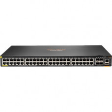 HPE Aruba 6200F 48G Class4 PoE 4SFP+ 370W Switch - 48 Ports - Manageable - 3 Layer Supported - Modular - 370 W PoE Budget - Twisted Pair, Optical Fiber - PoE Ports - Lifetime Limited Warranty - TAA Compliance JL727A#ABA