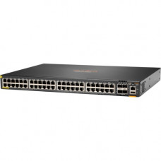 HPE Aruba 6200F 48G Class4 PoE 4SFP+ 370W Switch - 48 Ports - Manageable - Gigabit Ethernet, 10 Gigabit Ethernet - 10/100/1000Base-T, 10GBase-X - TAA Compliant - 3 Layer Supported - Modular - Power Supply - 60 W Power Consumption - 370 W PoE Budget - Twis