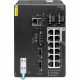 HPE Aruba CX 4100i Ethernet Switch - 12 Ports - Manageable - Gigabit Ethernet, 10 Gigabit Ethernet - 10/100/1000Base-T, 10GBase-X - 3 Layer Supported - Modular - Power Supply - Twisted Pair, Optical Fiber - PoE Ports - 4U High - DIN Rail Mountable, Rack-m