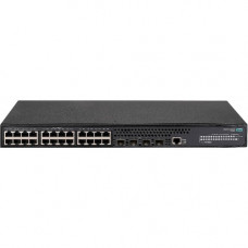 HPE FlexNetwork 5140 24G 4SFP+ EI Switch - 24 Ports - Manageable - Gigabit Ethernet, 10 Gigabit Ethernet - 10/100/1000Base-T, 10GBase-X - 3 Layer Supported - Modular - Power Supply - 19 W Power Consumption - Optical Fiber, Twisted Pair - 1U High - Rack-mo