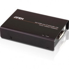 ATEN USB DVI-D Single Display Slim KVM Over IP Transmitter-TAA Compliant - 1 Computer(s) - 1 Remote User(s) - WUXGA - 1900 x 1200 Maximum Video Resolution - 1 x Network (RJ-45) - 1 x USB - 1 x DVI - 5 V DC Input Voltage - Rack-mountable KE6900ST