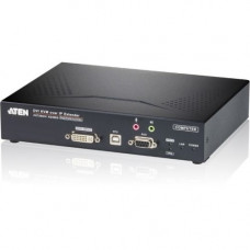 ATEN KE6900T DVI KVM Over IP Extender Transmitter-TAA Compliant - 1 Computer(s) - 1 Local User(s) - WUXGA - 1900 x 1200 Maximum Video Resolution - 1 x Network (RJ-45) - 3 x USB - 2 x DVI - Rack-mountable KE6900T