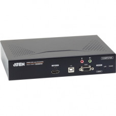 ATEN 4K HDMI Single Display KVM over IP Transmitter-TAA Compliant - 1 Computer(s) - 1 Local User(s) - 4K - 3840 x 2160 Maximum Video Resolution - 2 x Network (RJ-45) - 3 x USB - 2 x HDMI - 5 V DC Input Voltage - Rack-mountable KE8950T