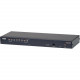 ATEN KH1508A KVM Extender - 8 Computer(s) - UXGA - 1600 x 1200 Maximum Video Resolution - 8 x Network (RJ-45) - 2 x PS/2 Port - 1 x VGA - 110 V AC, 220 V AC Input Voltage - Rack-mountable - 1U KH1508A