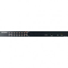 ATEN KH1516A KVM Switch - 16 Computer(s) - 1600 x 1200 - 16 x Network (RJ-45) - 2 x PS/2 Port - 2 x USB1 x VGA KH1516A