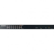 ATEN KH1516i KVM Switch - 1 Computer(s) - 1600 x 1200 - 17 x Network (RJ-45) - 2 x PS/2 Port1 x VGA - RoHS, WEEE Compliance KH1516AI