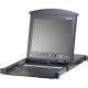 ATEN KL1516AM Dual Rail Rackmount LCD-TAA Compliant - 16 Computer(s) - 17" LCD - 1280 x 1024-None Listed Compliance KL1516AM