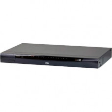 ATEN KN1116VA KVM Over IP Switch-TAA Compliant - 16 Computer(s) - 1 Local User(s) - 1 Remote User(s) - 1920 x 1200 - 22 x Network (RJ-45) - 2 x PS/2 Port - 6 x USB1 x VGA - Desktop, Rack-mountable - 1U KN1116VA