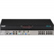 Black Box ServSwitch CX KVM Switch, (1) Analog Console Port + (4) Users, (16) Servers - 16 Computer(s) - 1 Local User(s) - 4 Remote User(s) - 1900 x 1440 - 20 x Network (RJ-45) - 2 x PS/2 Port - 2 x USB1 x VGA - Rack-mountable - 1U - TAA Compliance KV0416