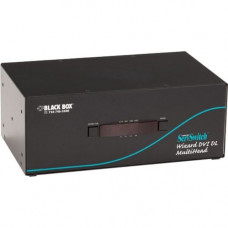 Black Box ServSwitch Wizard Dual-Link DVI Tri-Head with USB True Emulation - 4 Computer(s) - 1 Local User(s) - 2560 x 1600 - 8 x USB - 15 x DVI - Desktop KV2304A