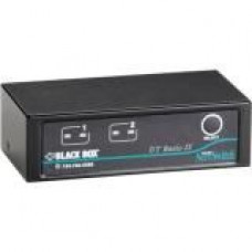 Black Box ServSwitch DT Basic II Kit, 2-Port - 2 Computer(s) - 1 Local User(s) - 1920 x 1440 - 6 x PS/2 Port3 x VGA - Desktop - RoHS Compliance KV7022A-K