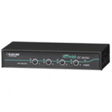 Black Box ServSwitch KV9104A KVM Switch - 4 x 1 - 4 x HD-15 Keyboard/Mouse/Video - 1U - TAA Compliance KV9104A
