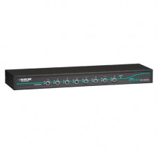 Black Box ServSwitch EC KVM Switch - 8 x 1 - 8 x HD-15 Keyboard/Mouse/Video - 1U - Rack-mountable KV9108A