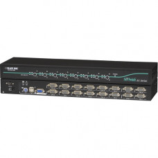 Black Box EC Series KVM Switch for PS/2 or USB Servers and PS/2 or USB Consoles - 16-Port - 16 Computer(s) - 1 Local User(s) - 1920 x 1440 - 1 x PS/2 Port - 2 x USB17 x VGA - Rack-mountable - 1U - TAA Compliant KV9216A