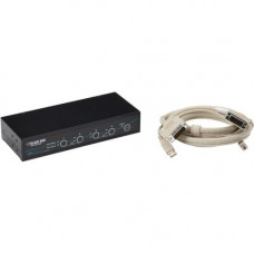 Black Box ServSwitch DT DVI 4-Port with Transparent USB 2.0 Kit - 4 Computer(s) - 1 Local User(s) - 1920 x 1200 - 8 x USB - 5 x DVI - Desktop KV9604A-K