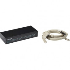 Black Box ServSwitch DT DVI 4-Port with Emulated USB Keyboard/Mouse Kit - 4 Computer(s) - 1 Local User(s) - 1920 x 1200 - 8 x USB - 5 x DVI - Desktop - TAA Compliance KV9614A-K