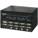 Black Box ServSwitch DT Dual-Head DVI KVM Switch - 4 x 1 - 8 x DVI-I Video, 4 x Type B Keyboard/Mouse - Desktop - TAA Compliance KV9624A
