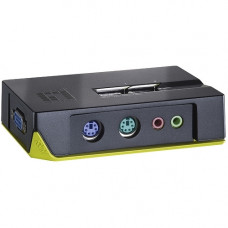 Cp Technologies LevelOne KVM-0211 2-Port KVM Switch - 2 x 1 - 2 x HD-15 Keyboard/Mouse/Video, 2 x Mini Type B USB KVM-0211