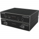 Black Box KVXHP-400 KVM Extender - 2 Computer(s) - 2 Local User(s) - 13123.36 ft Range - 4K - 2 x Network (RJ-45) - 6 x USB - DisplayPort - 12 V DC Input Voltage - Rack-mountable - 1U - TAA Compliant KVXHP-400
