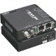 Black Box LBH100 Transceiver/Media Converter - 2 x Network (RJ-45) - 1 x SC Ports - DuplexSC Port - Single-mode - Fast Ethernet - 10/100Base-T, 100Base-X - Rack-mountable, Wall Mountable, DIN Rail Mountable - TAA Compliant LBH100A-P-SSC-48