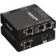 Black Box Hardened Convenient Switch, 12 VDC - 4 Ports - 2 Layer Supported - Desktop, Rack-mountable, Rail-mountable - 3 Year Limited Warranty LBH101A-H-12