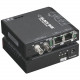 Black Box Standard Media Converter Switch - 2 x RJ-45 , 1 x ST Duplex - 10/100Base-TX, 10Base-FX - External, Rack-mountable LBH110A-ST