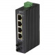 Black Box Ethernet Switch - 5 Ports - 2 Layer Supported - Rail-mountable - 5 Year Limited Warranty LBH120A-H-ST