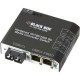 Black Box LBH2001A-H-LX Transceiver/Media Converter - 2 x Network (RJ-45) - 1 x LC Ports - Single-mode - Gigabit Ethernet - 1000Base-LX, 1000Base-T - Rail-mountable, Rack-mountable - TAA Compliance LBH2001A-H-LX