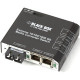 Black Box LBH2001 Transceiver/Media Converter - 2 x Network (RJ-45) - 1 x LC Ports - Single-mode - Gigabit Ethernet - 10/100/1000Base-T, 1000Base-LX - DIN Rail Mountable, Rack-mountable, Panel-mountable - TAA Compliant LBH2001A-P-LX-24