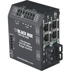 Black Box LBH240A-H-ST-12 Ethernet Switch - 6 Ports - 2 Layer Supported - Rail-mountable, Rack-mountable - 3 Year Limited Warranty LBH240A-H-ST-12