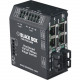 Black Box Hardened Heavy-Duty Edge Switch - 4 x Network (RJ-45) - 2 x SC Ports - DuplexSC Port - Single-mode - Fast Ethernet - 10/100Base-TX, 100Base-X - Rack-mountable, Rail-mountable, Wall Mountable LBH240AE-H-SSC