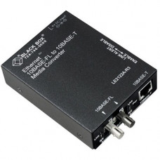 Black Box AutoCross Media Converter - 1 x RJ-45 , 1 x ST Duplex - 10Base-T, 10Base-FL - External LE2122A-R4