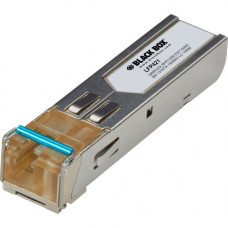 Black Box SFP (mini-GBIC) Module - For Optical Network, Data Networking - 1 LC Simplex 1000Base-X Network - Optical Fiber - Single-mode - Gigabit Ethernet - 1000Base-X - Hot-pluggable - TAA Compliant LFP421